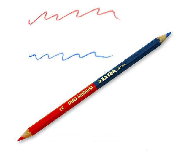LYRA F2930101 雙頭雙色鉛筆(紅色+藍色/12支裝)